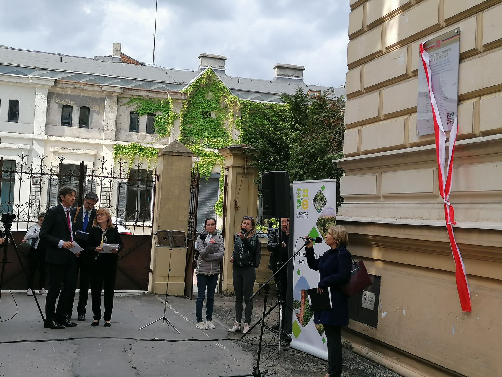 Joanna Podolska przemawia