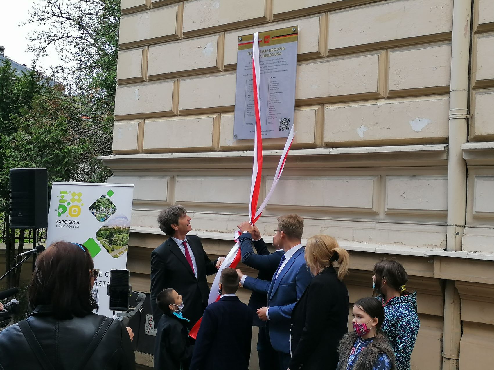 Odsłonięcie tablicy