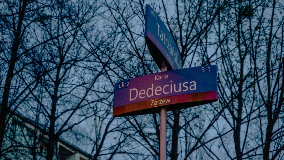 Widok na ulicę Karla Dedeciusa